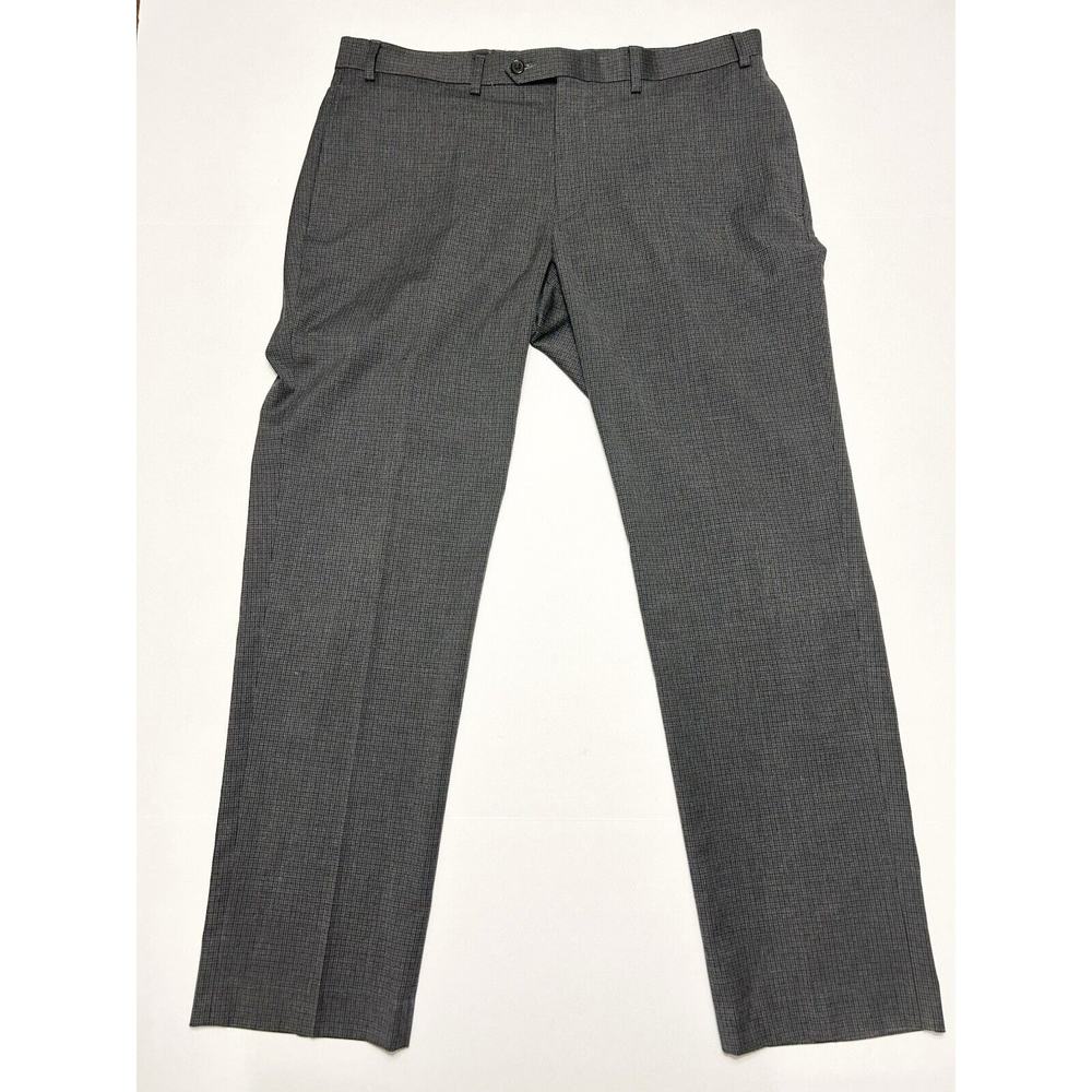 Lauren Ralph Lauren Dress Pants Mens 36x30 Gray Plaid Trousers Slacks